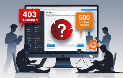 403 and 500 internal server errors
